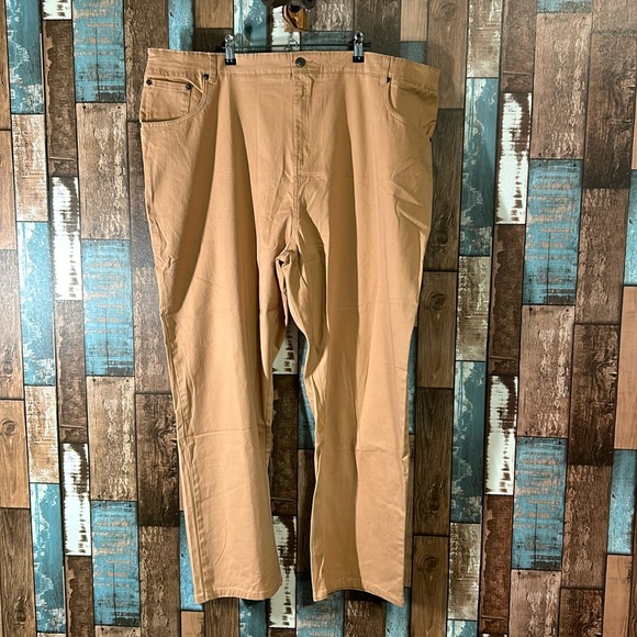 American Sweetheart Pants - American Sweetheart 24W brown cotton elastic waist pants